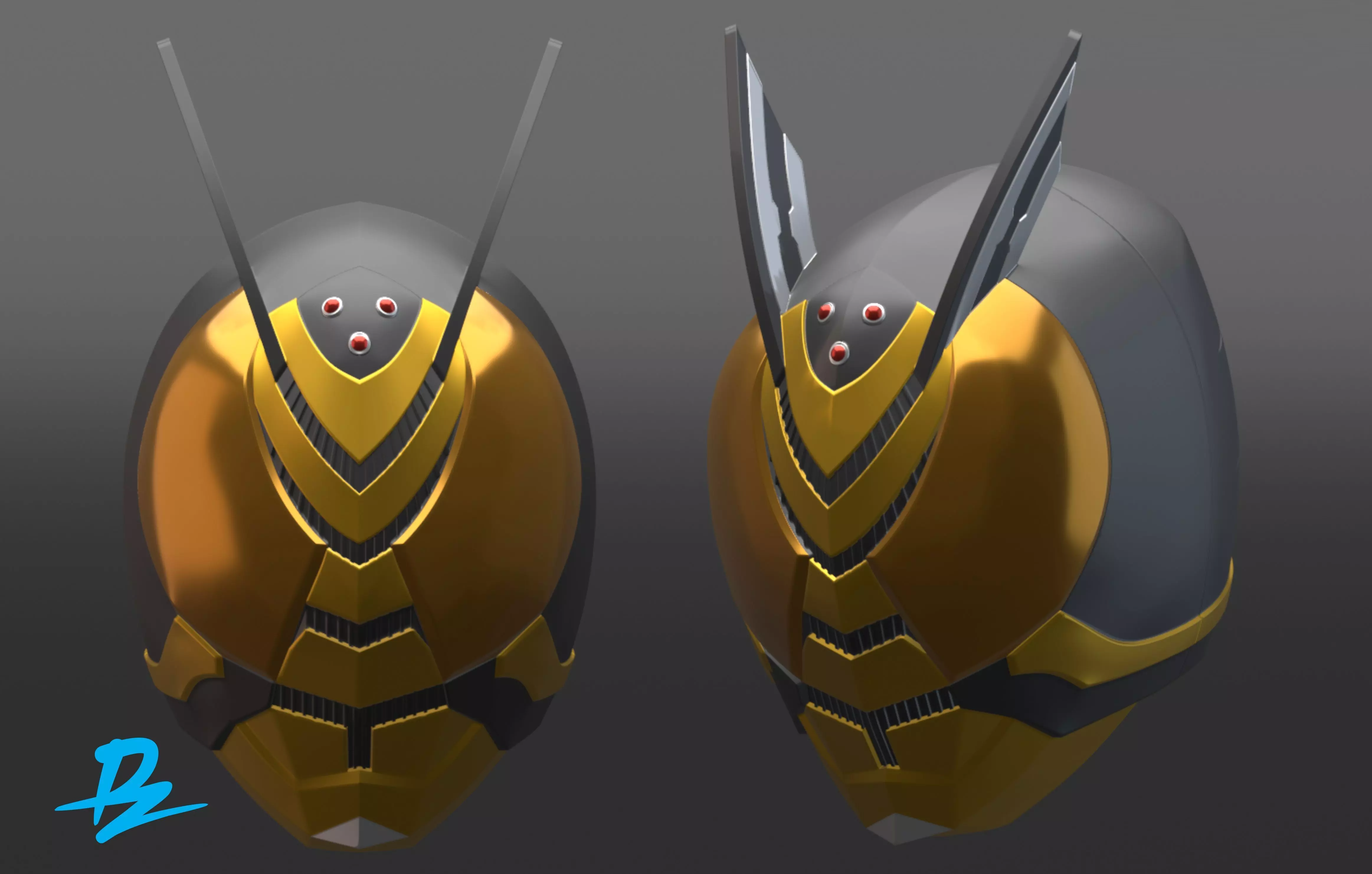 Kamen rider zabee 3D print model_0