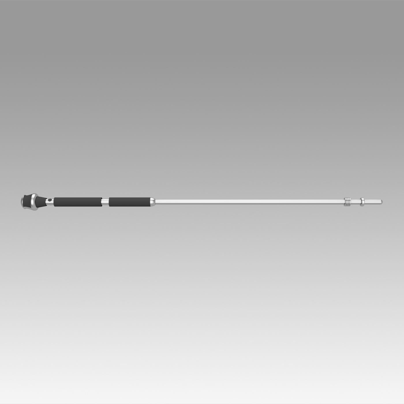 Star Wars Red Royal Guard Staves Cosplay Weapon Prop 3D model_4