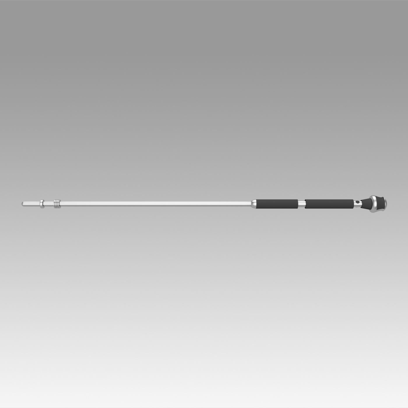 Star Wars Red Royal Guard Staves Cosplay Weapon Prop 3D model_8