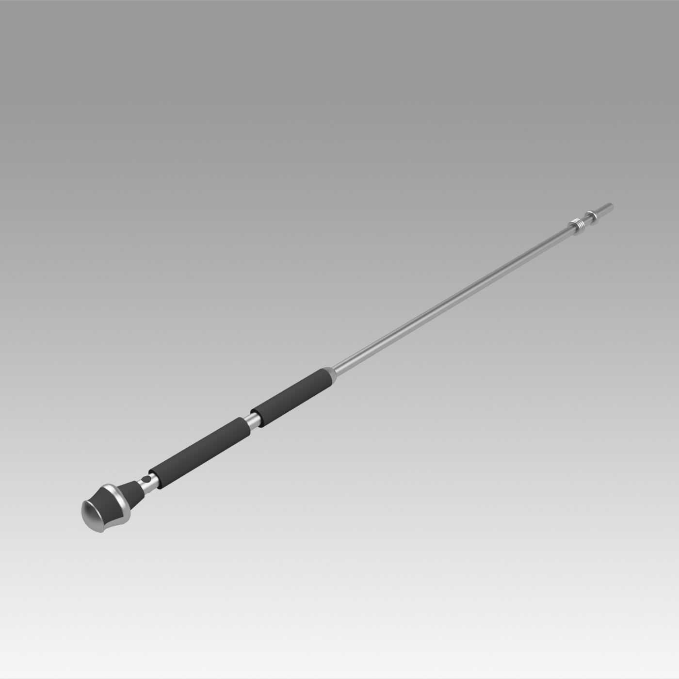 Star Wars Red Royal Guard Staves Cosplay Weapon Prop 3D model_3