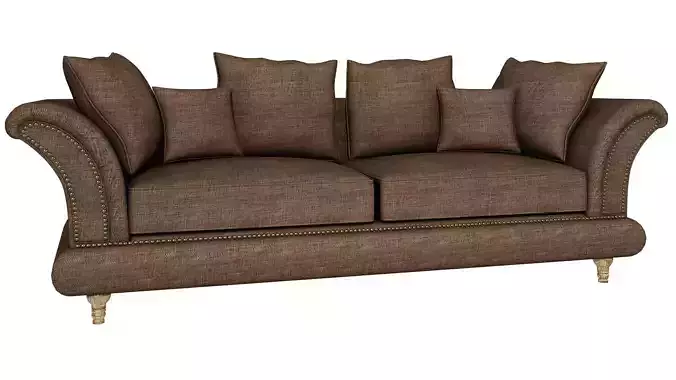 Stylish sofa with pillows 326