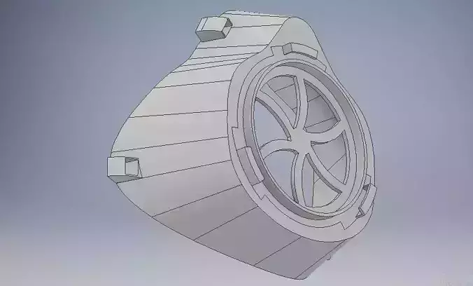 Respirator star wars wheel 3D print model