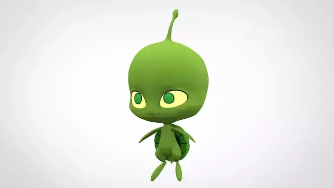 Wayzz alien with big eyes