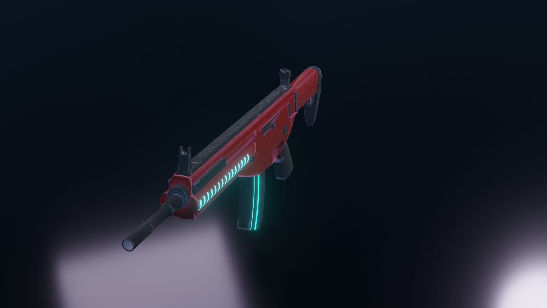 ARX 160 Weapon Low-poly 3D model_5