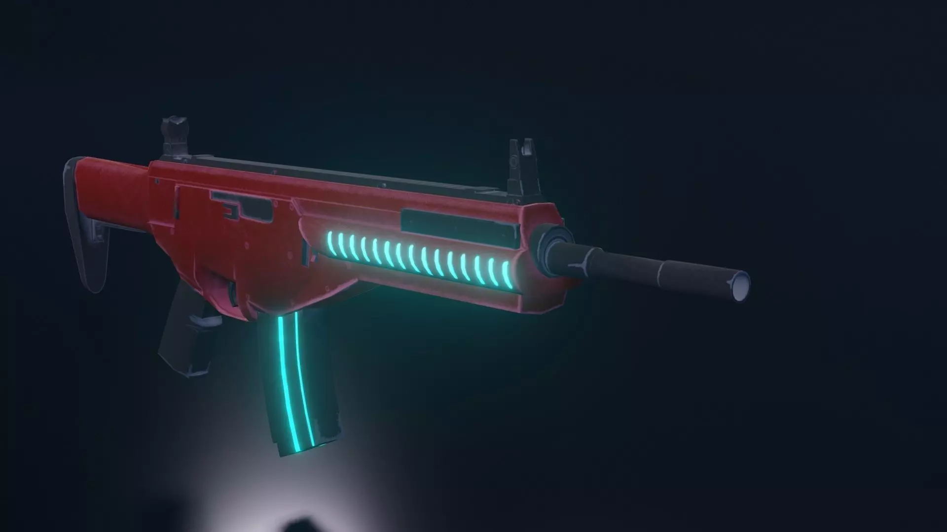 ARX 160 Weapon Low-poly 3D model_0