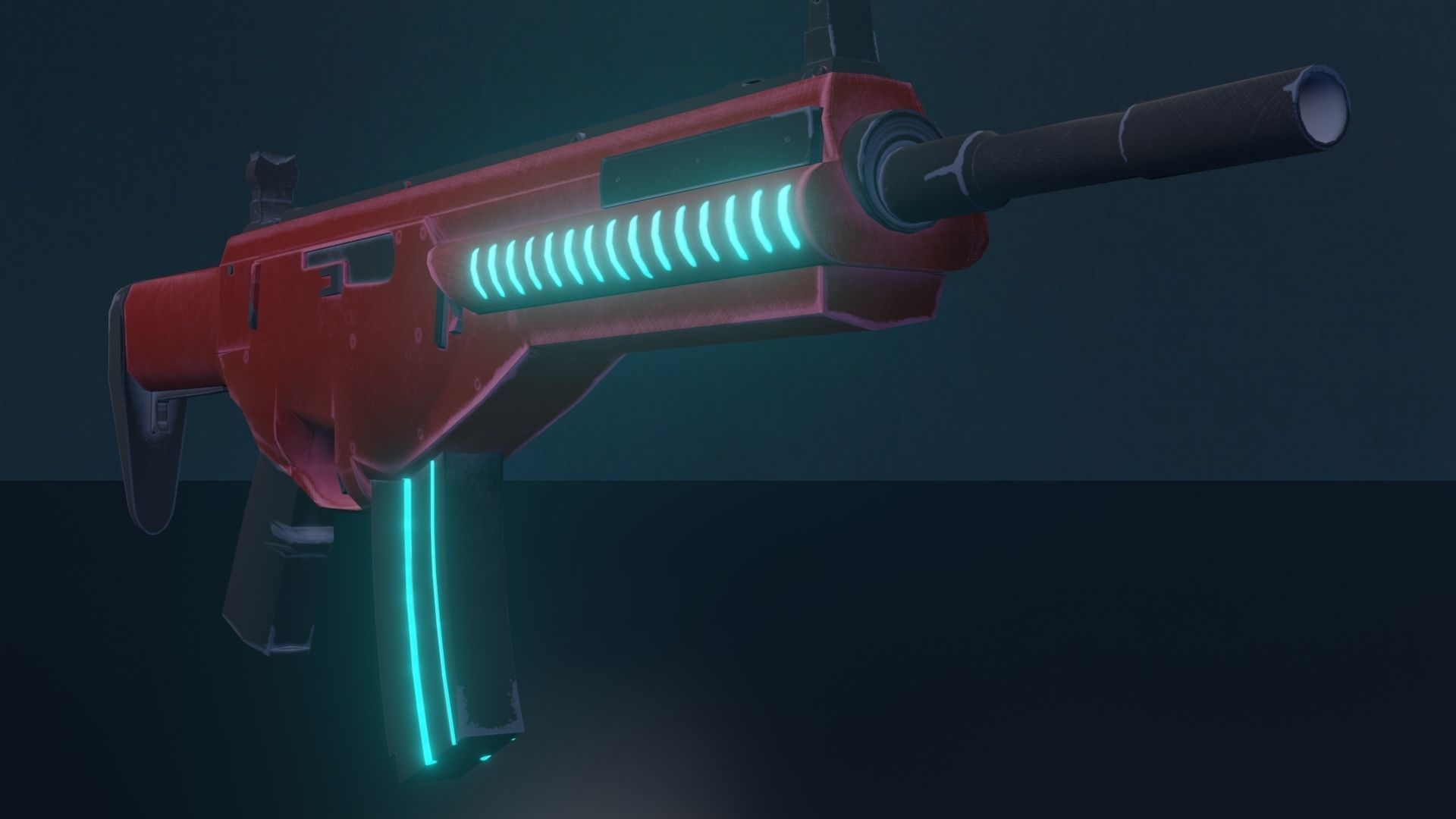 ARX 160 Weapon Low-poly 3D model_4