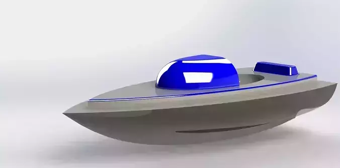 Boat 3D model toy