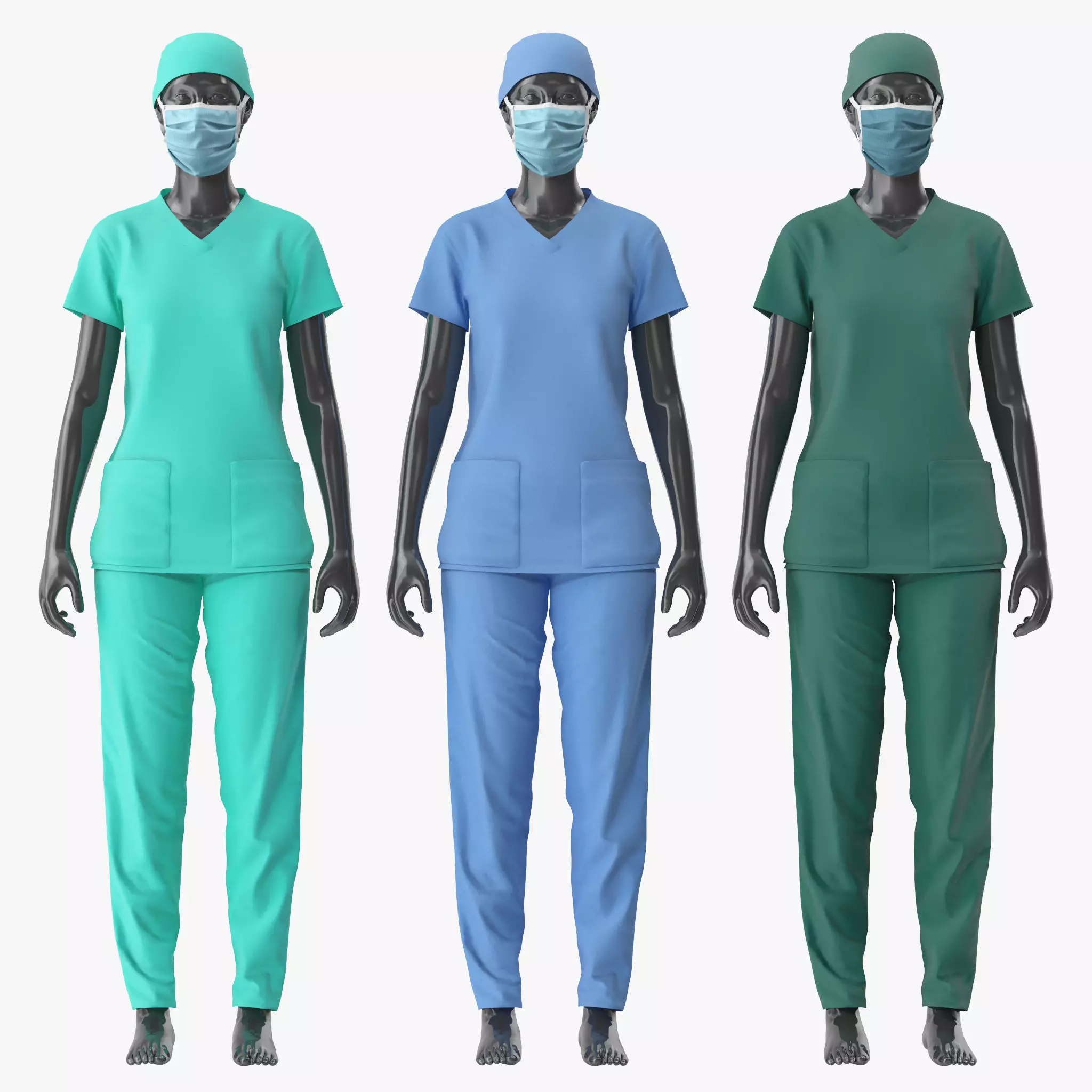 Nurse Uniform 3D model_0