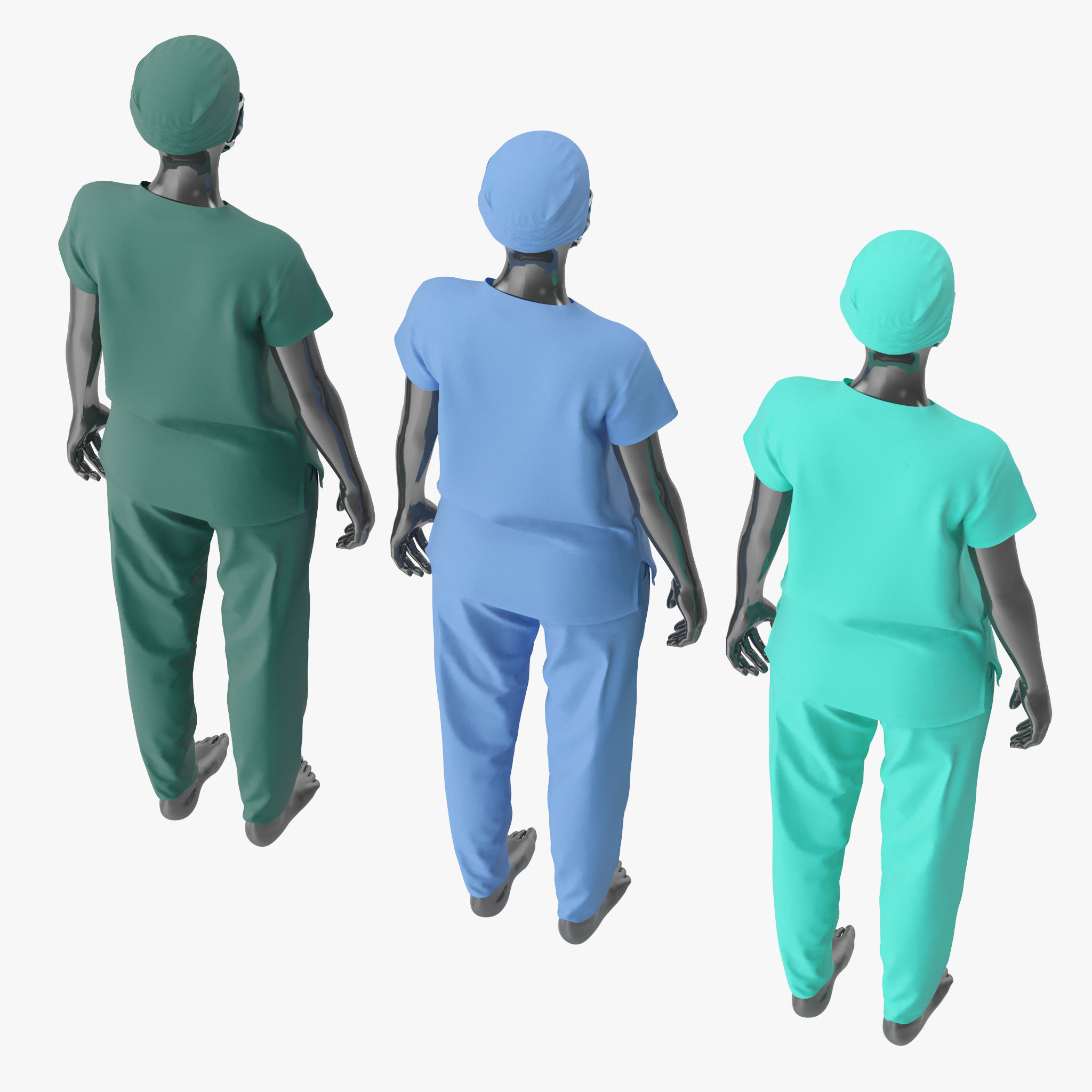 Nurse Uniform 3D model_5