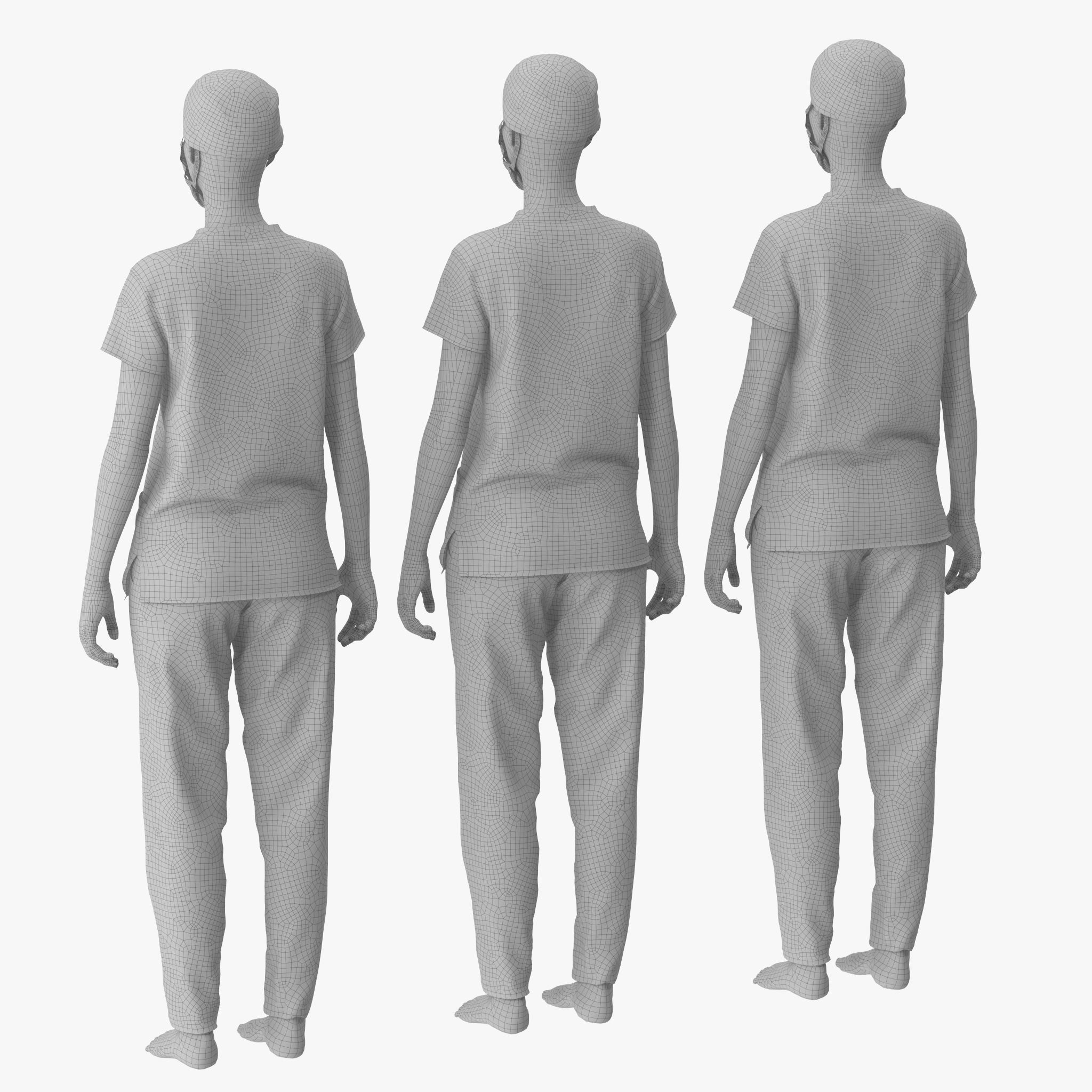Nurse Uniform 3D model_8