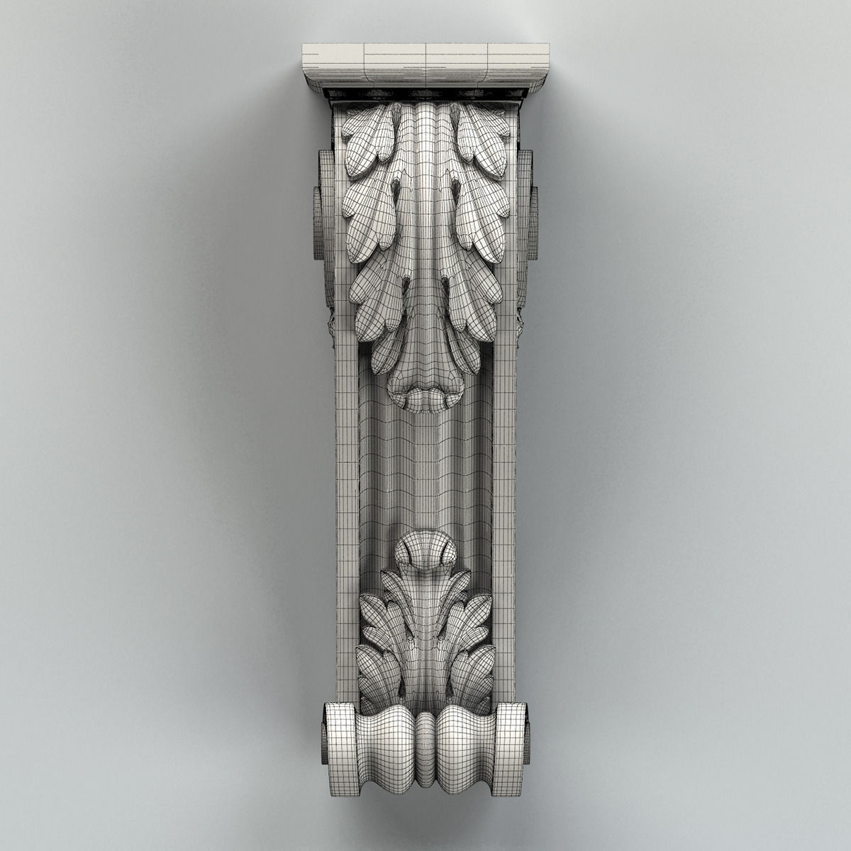 Corbel 003 3D model_5