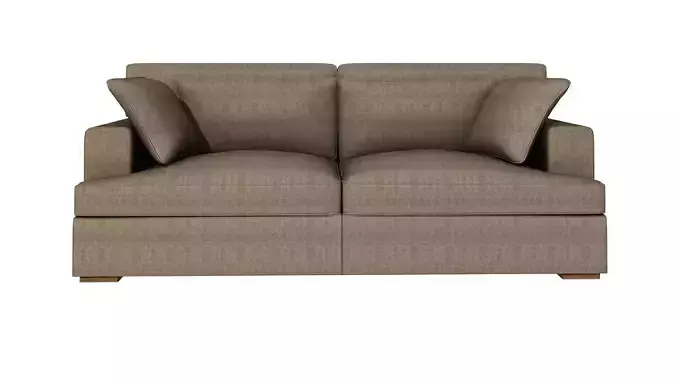 Modern sofa with pillows 255