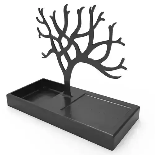 Tree-shaped necklace hanger