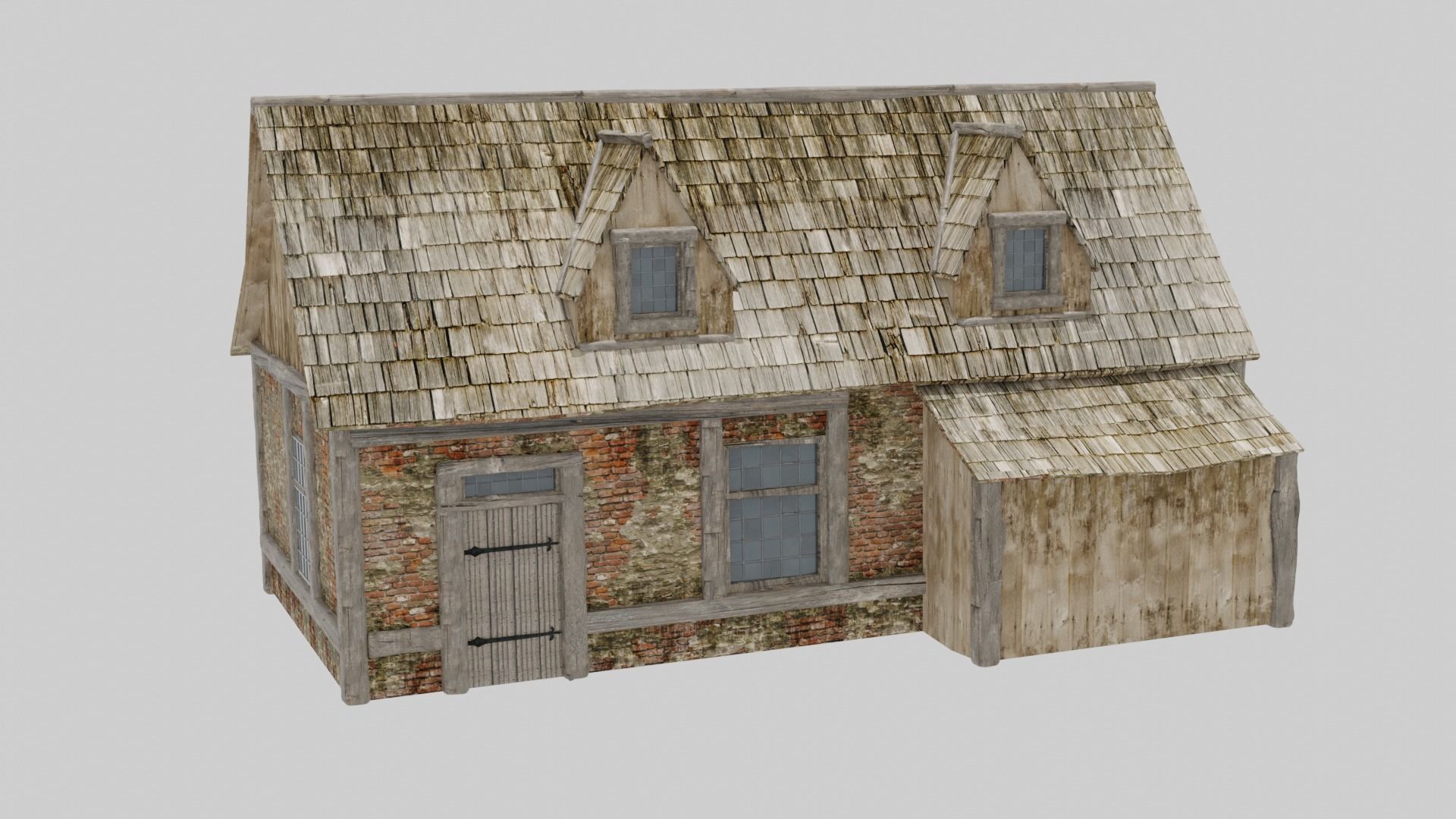 Old House 3D Model 3D model_2