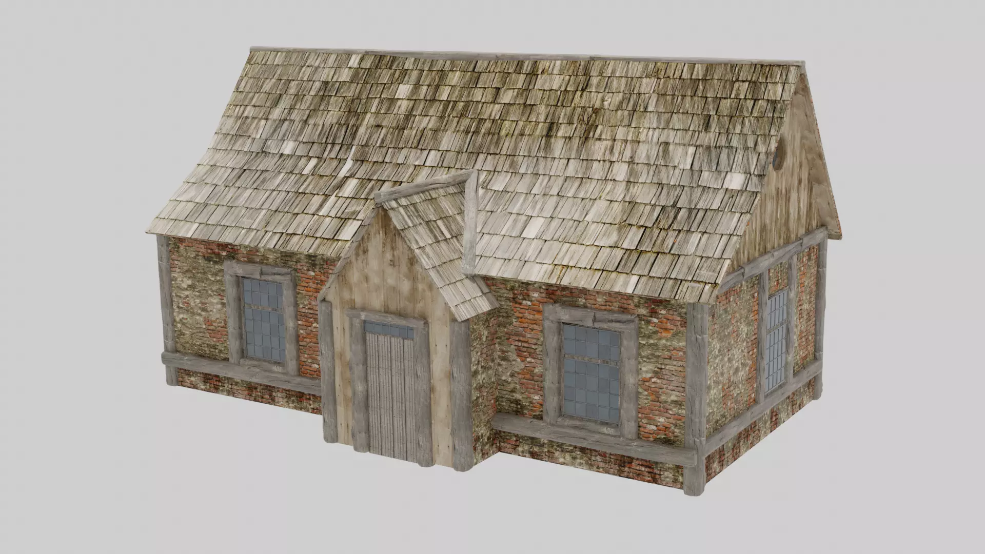 Old House 3D Model 3D model_0