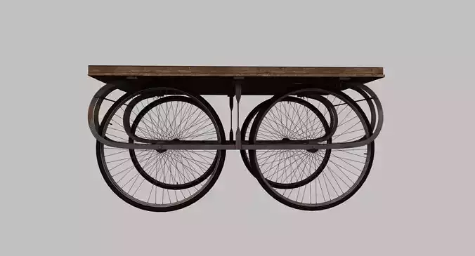 Vegetable Salesman Cart 3d model