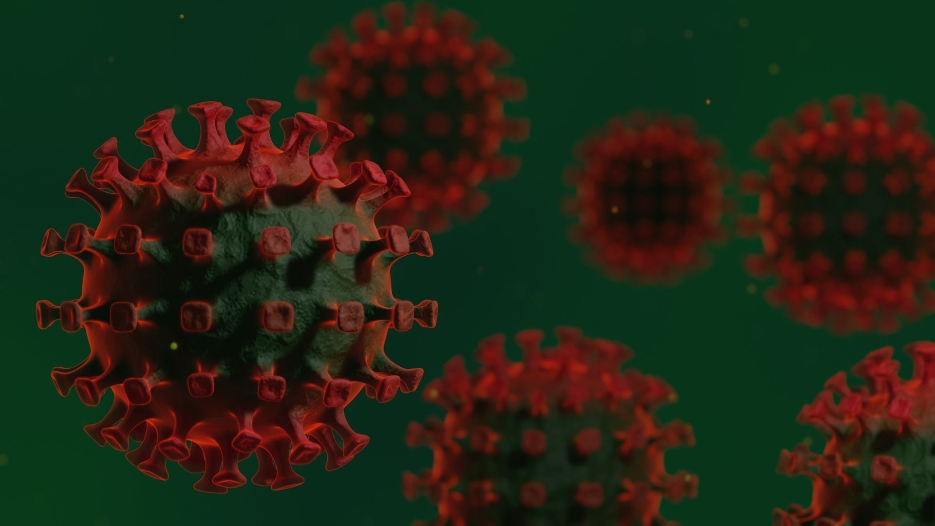 Coronavirus SARS-CoV2 CoVid-19 Corona Virus Free low-poly 3D model_1