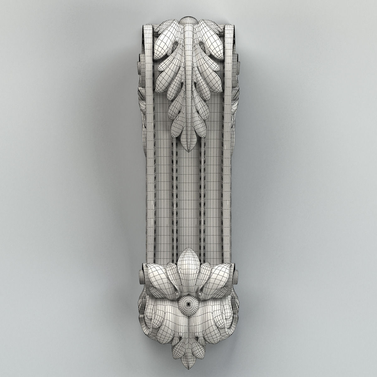 Corbel 005 3D model_5