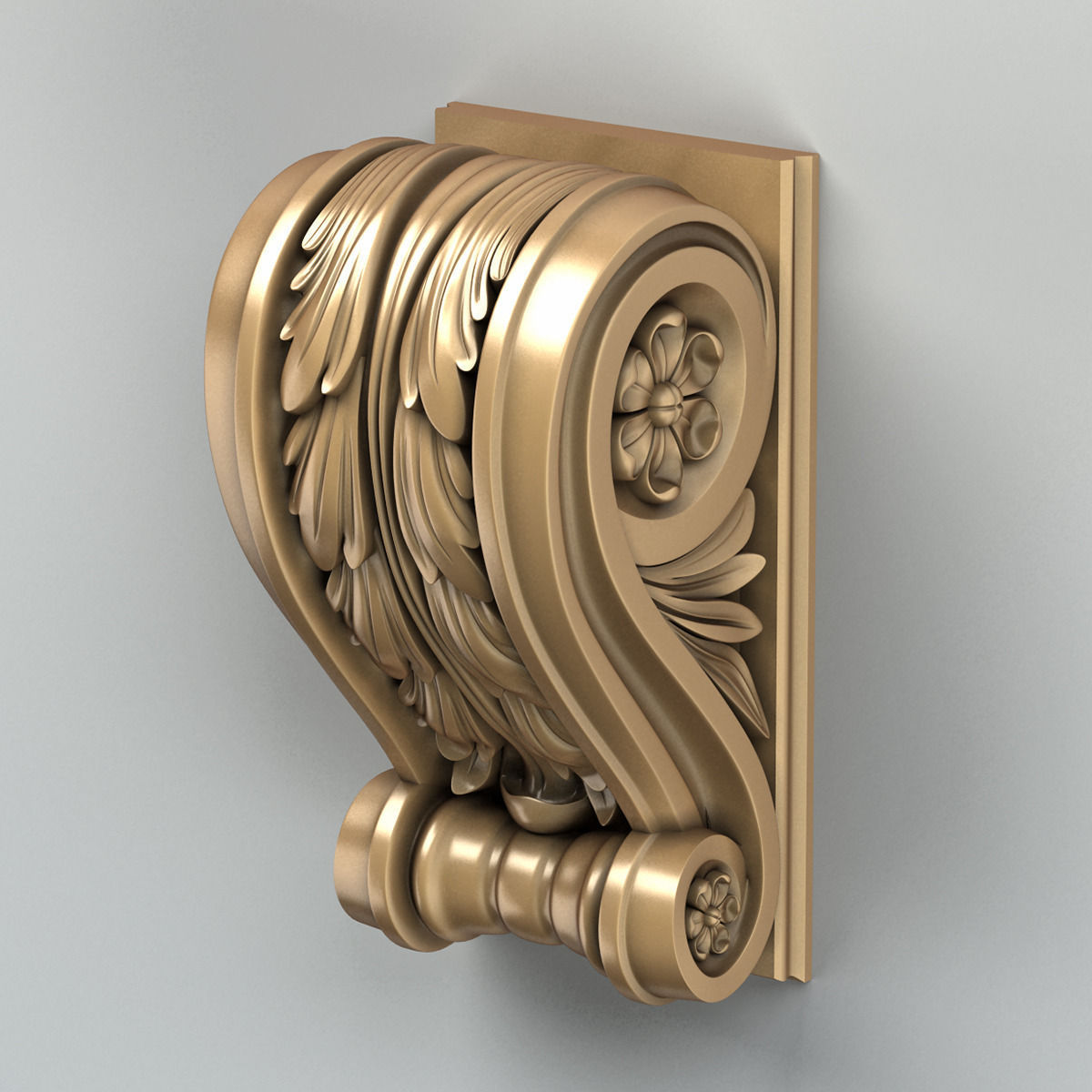 Corbel 006 3D model_2