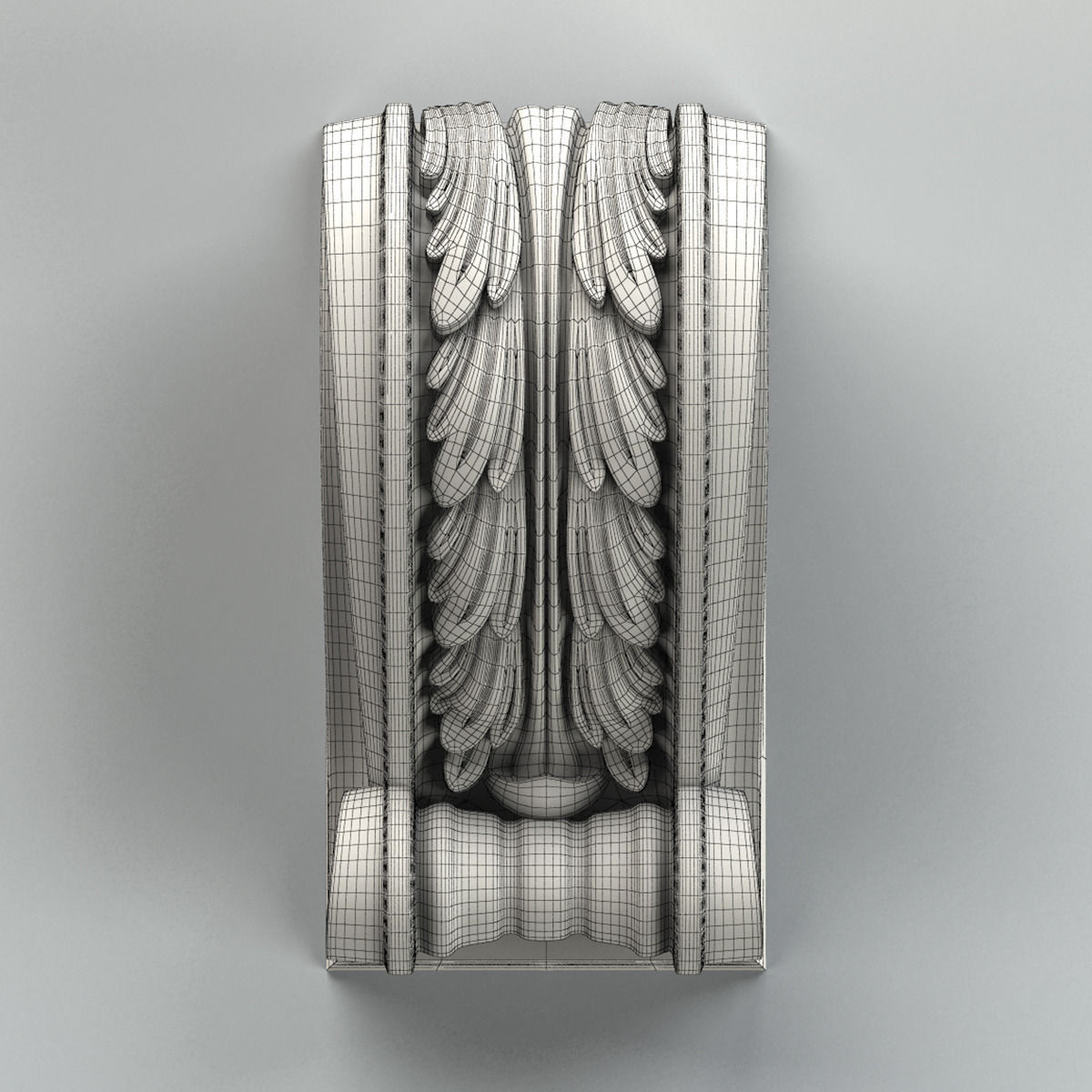 Corbel 006 3D model_5
