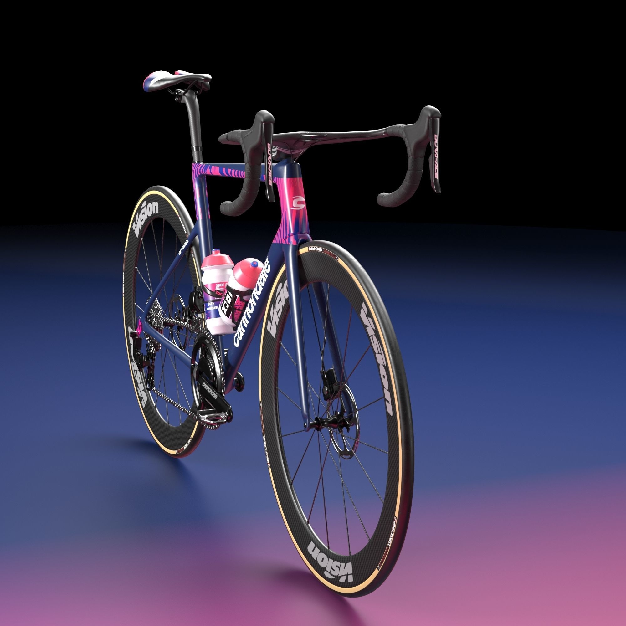 Bicycle Cannondale SuperSix EVO of Education First Pro Cycling 3D model_16