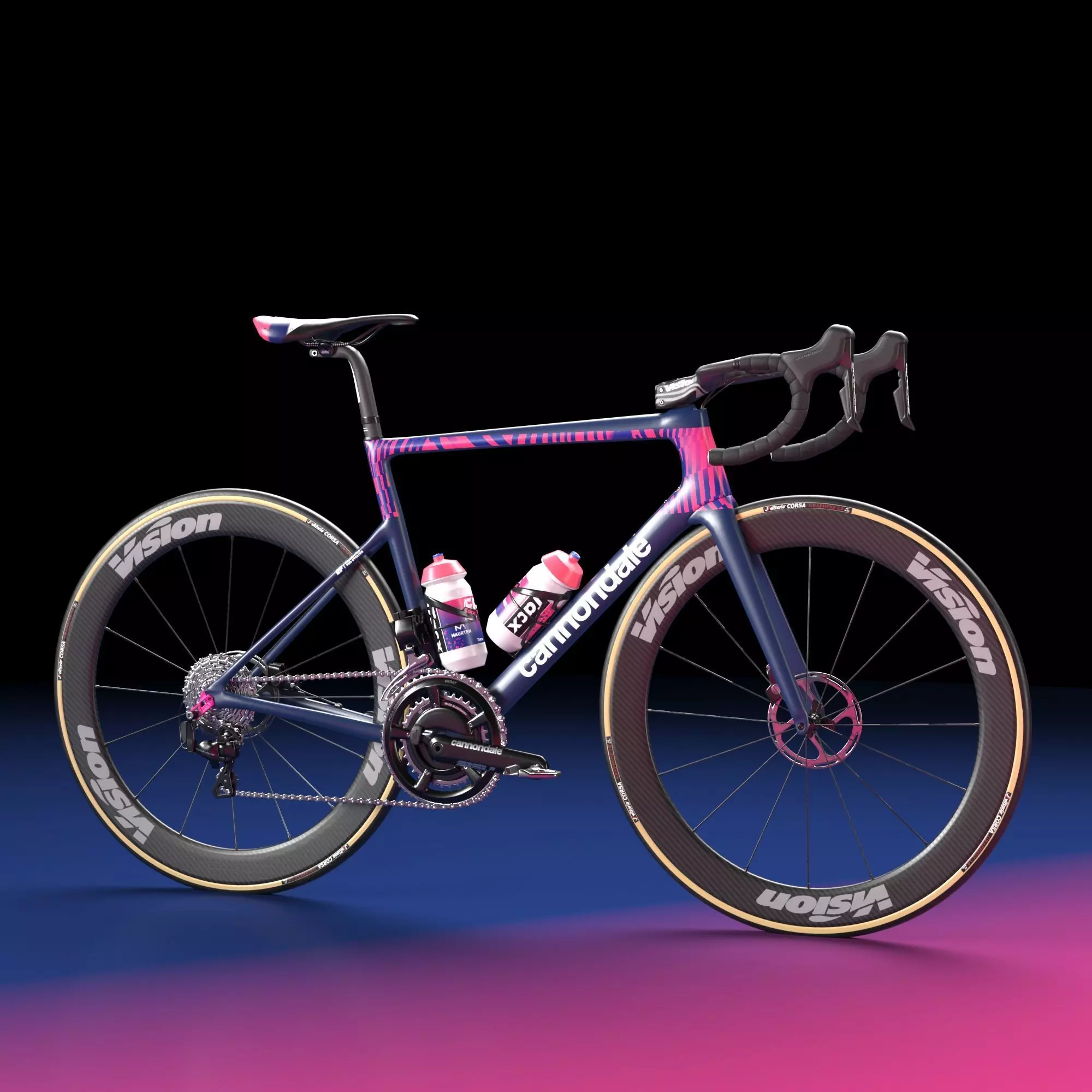 Bicycle Cannondale SuperSix EVO of Education First Pro Cycling 3D model_0