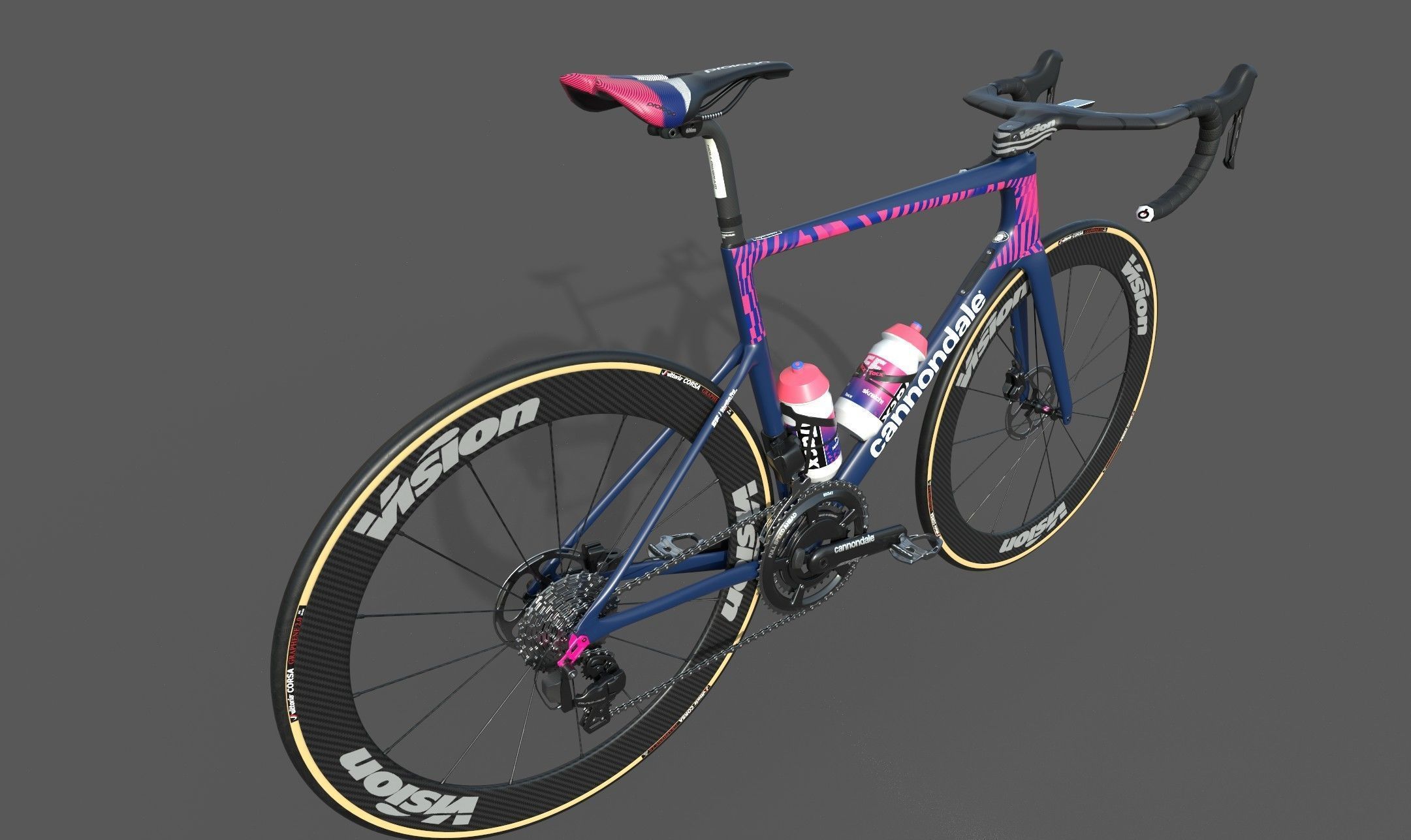 Bicycle Cannondale SuperSix EVO of Education First Pro Cycling 3D model_21