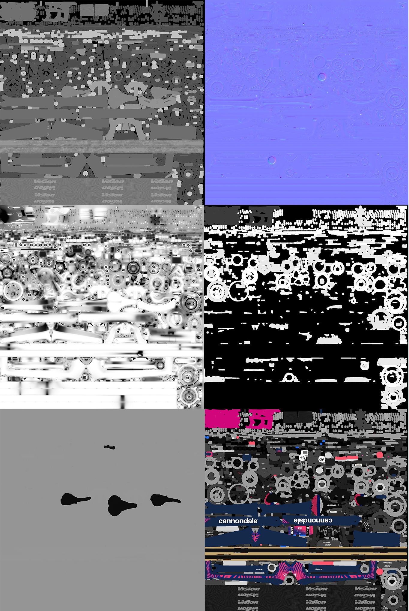 Bicycle Cannondale SuperSix EVO of Education First Pro Cycling 3D model_26