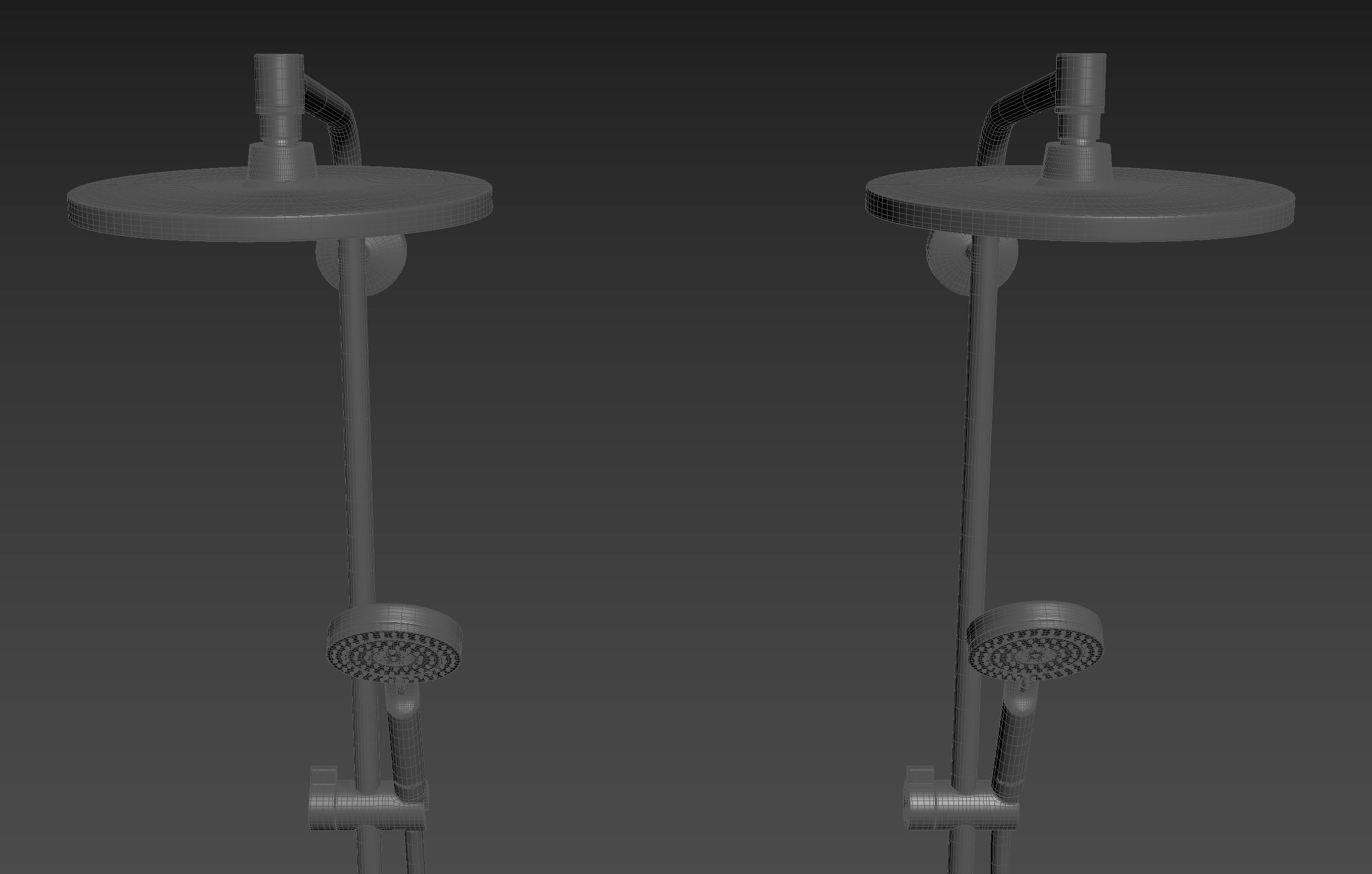 HANSGROHE Crometta S Showerpipe 240 3D model_2