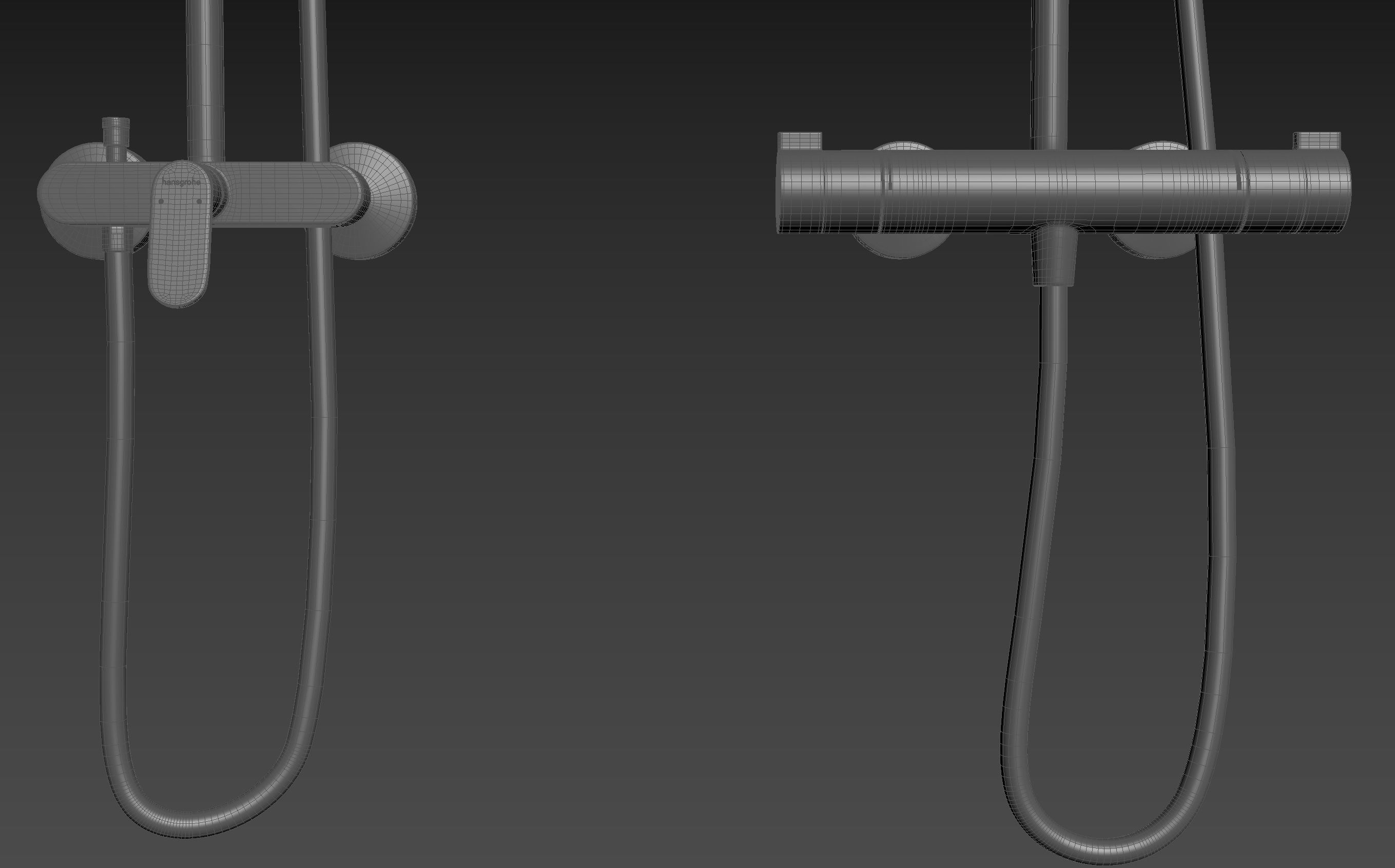 HANSGROHE Crometta S Showerpipe 240 3D model_5