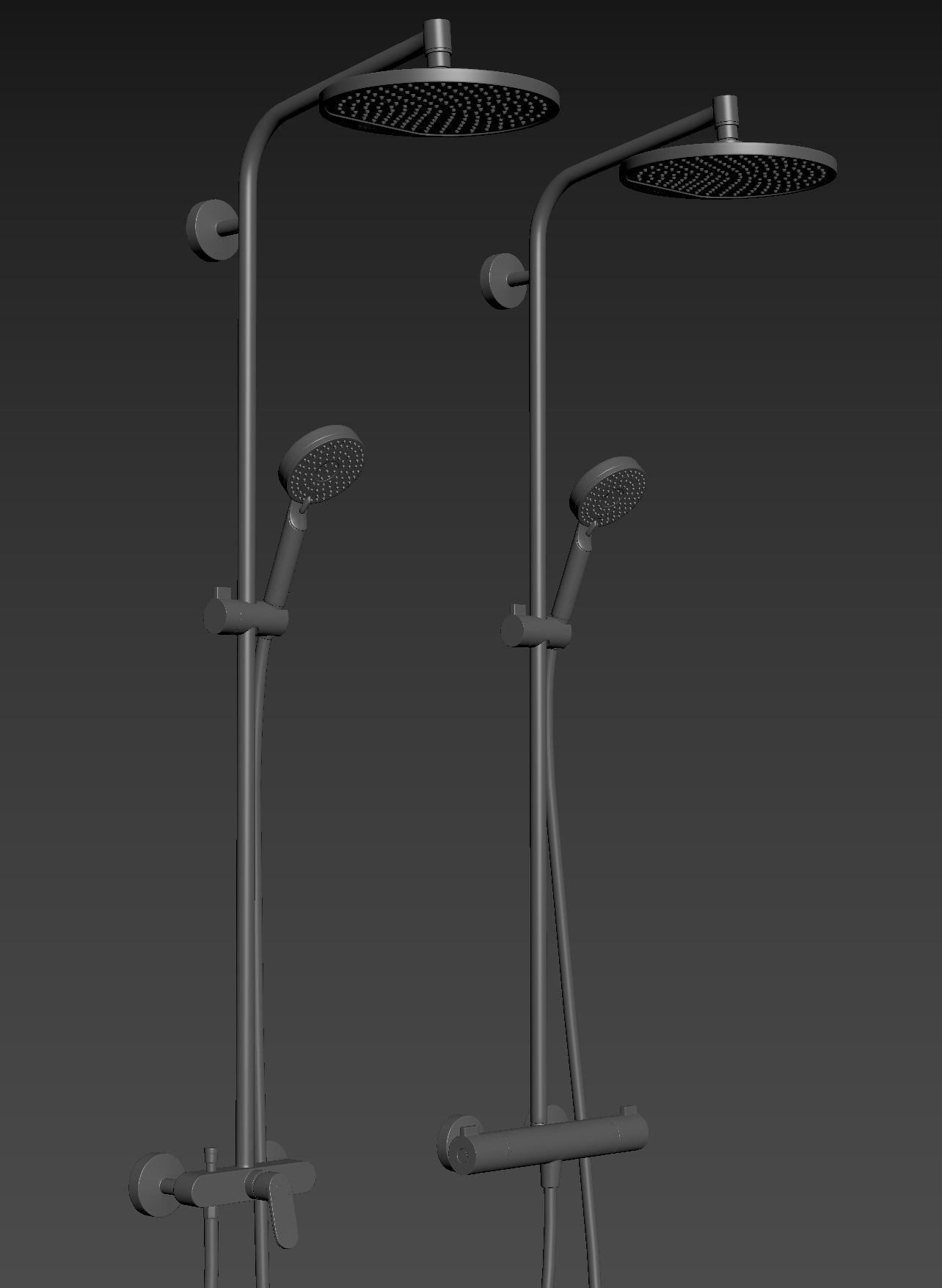 HANSGROHE Crometta S Showerpipe 240 3D model_3