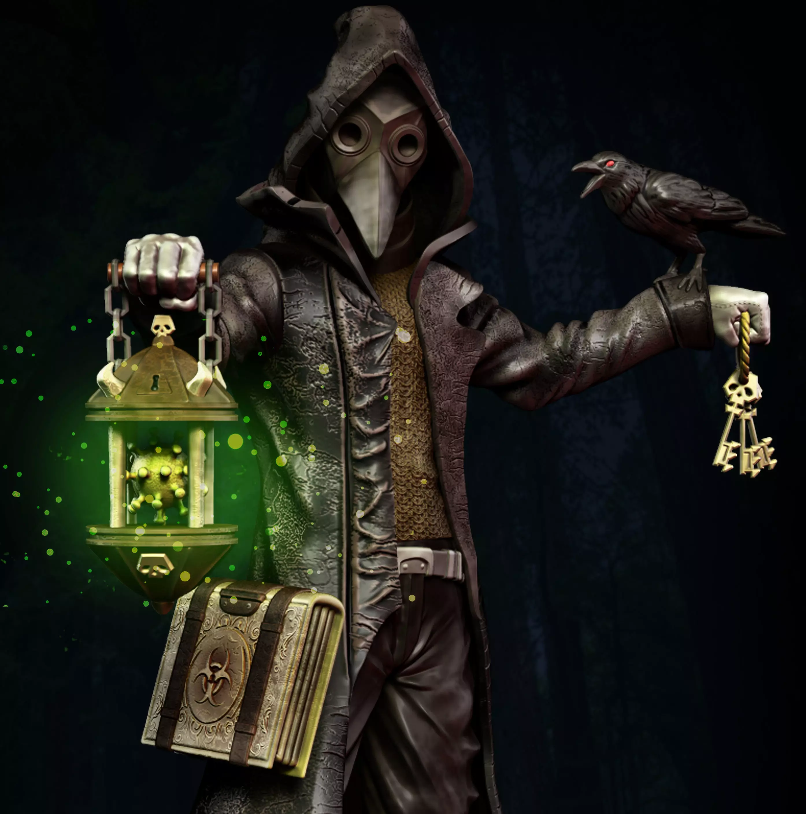 Covid 19 Doctor 3D model_0