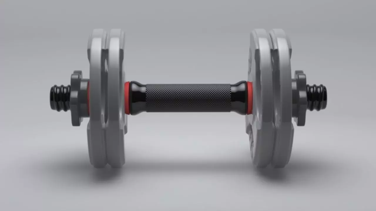 dumb-bell dumbbell 3D model_0