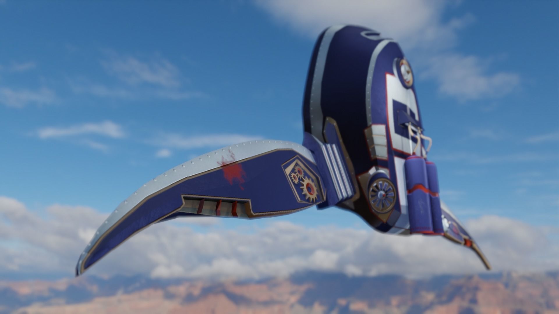 Jetpack Skypunk 3D model_4