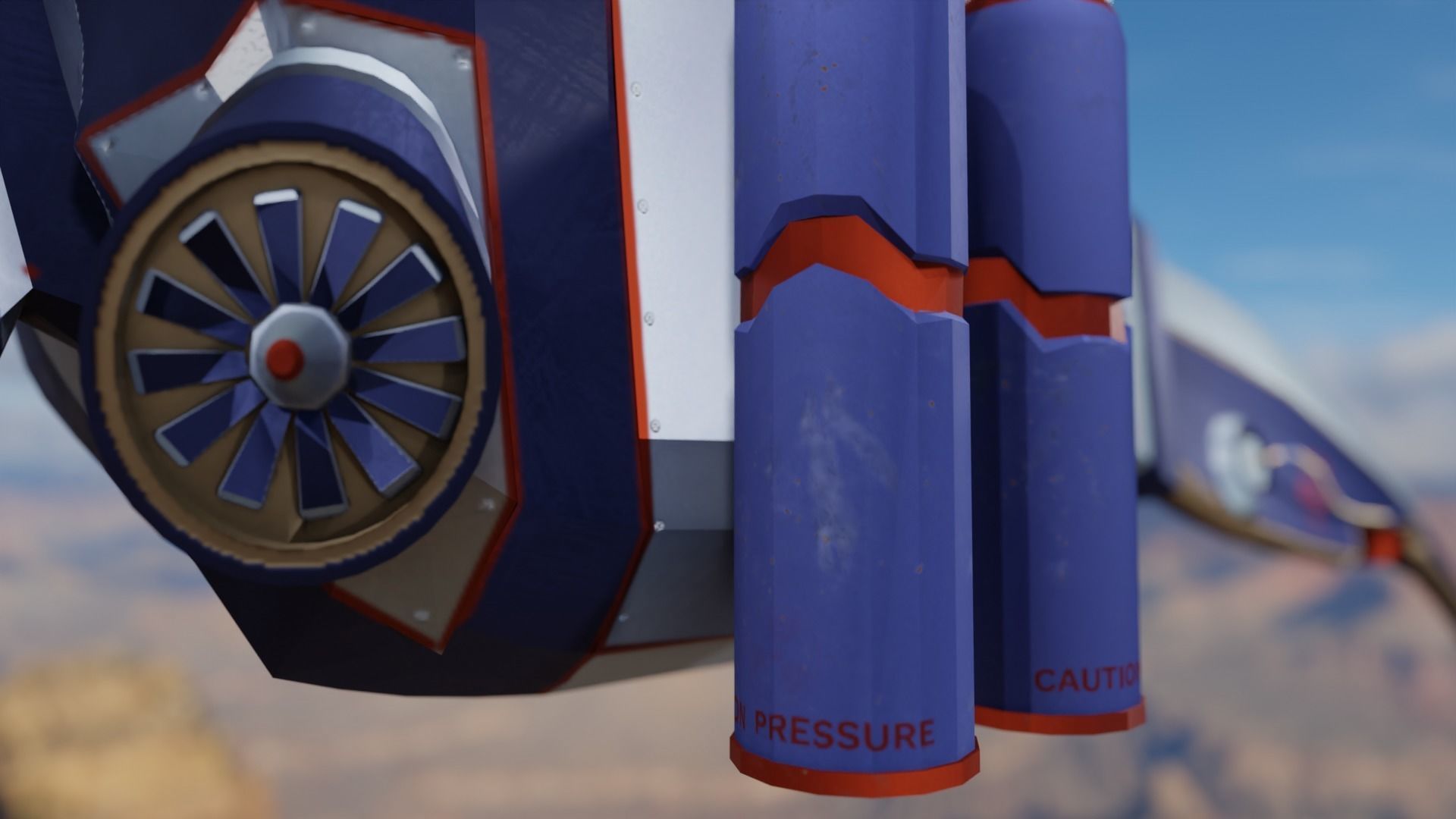 Jetpack Skypunk 3D model_3