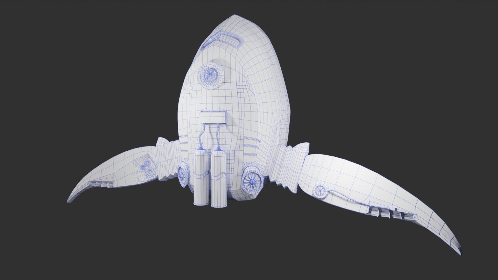 Jetpack Skypunk 3D model_11