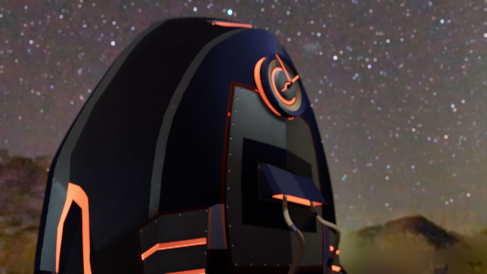 Jetpack Skypunk 3D model_9