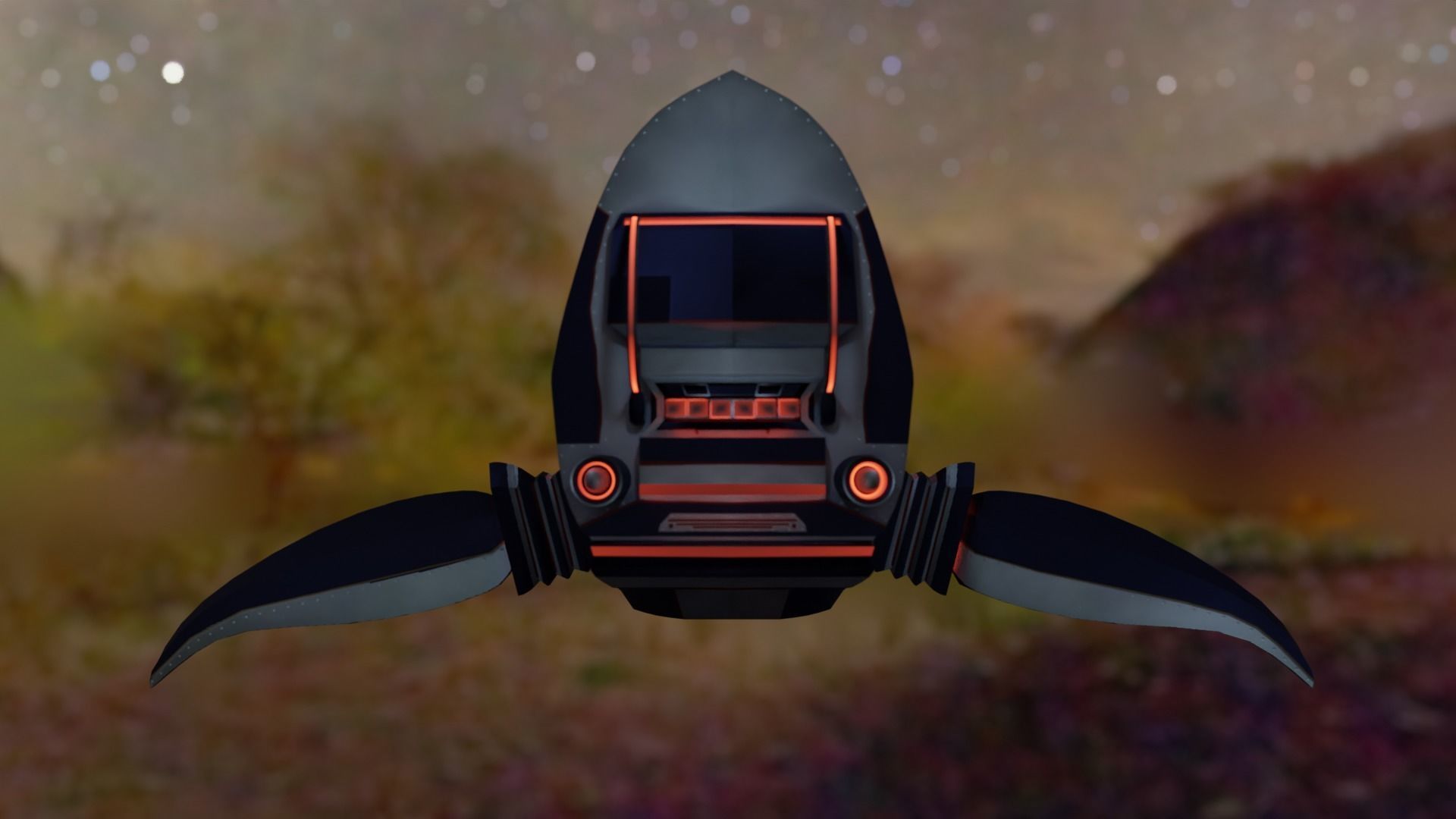 Jetpack Skypunk 3D model_8