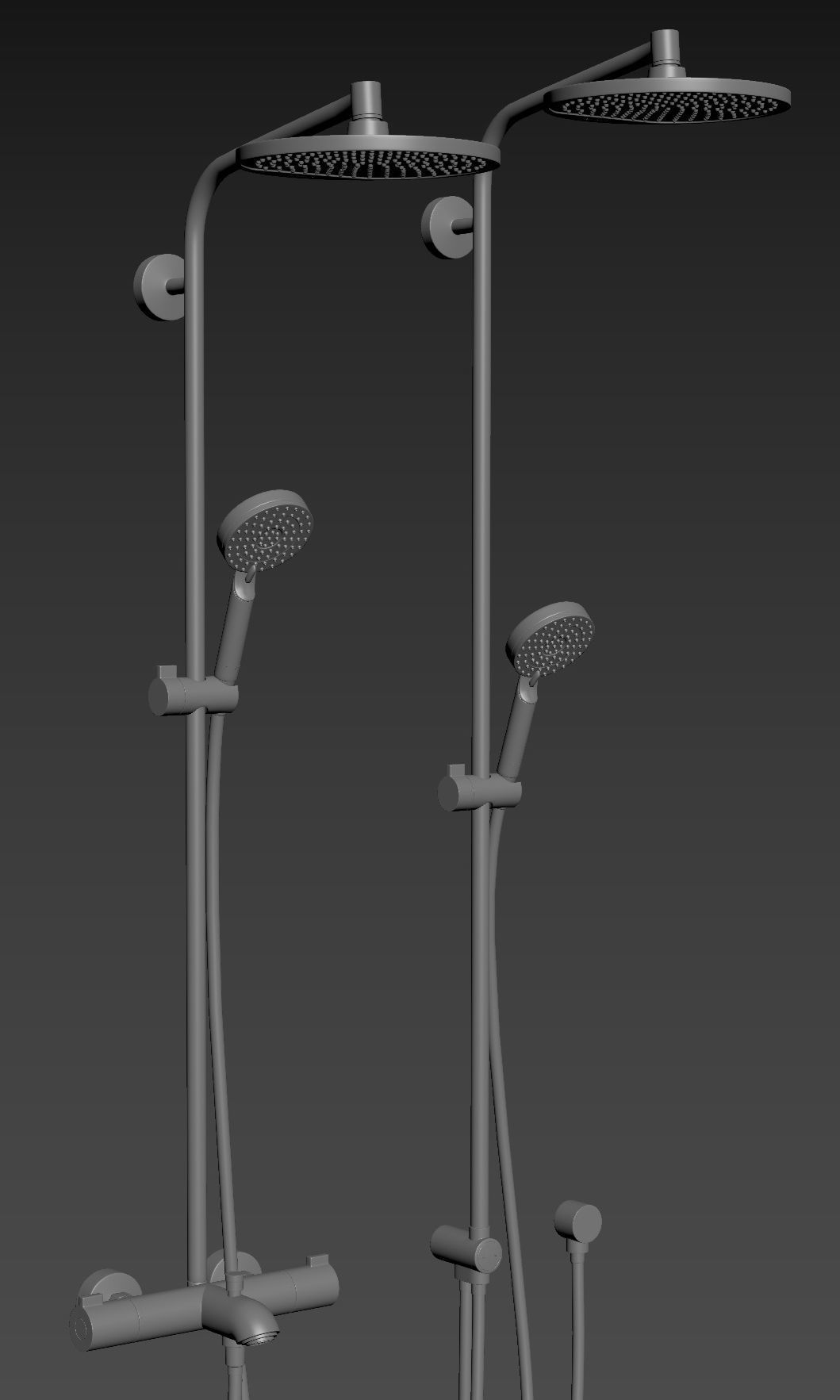 HANSGROHE Crometta S 240 Set2 3D model_4