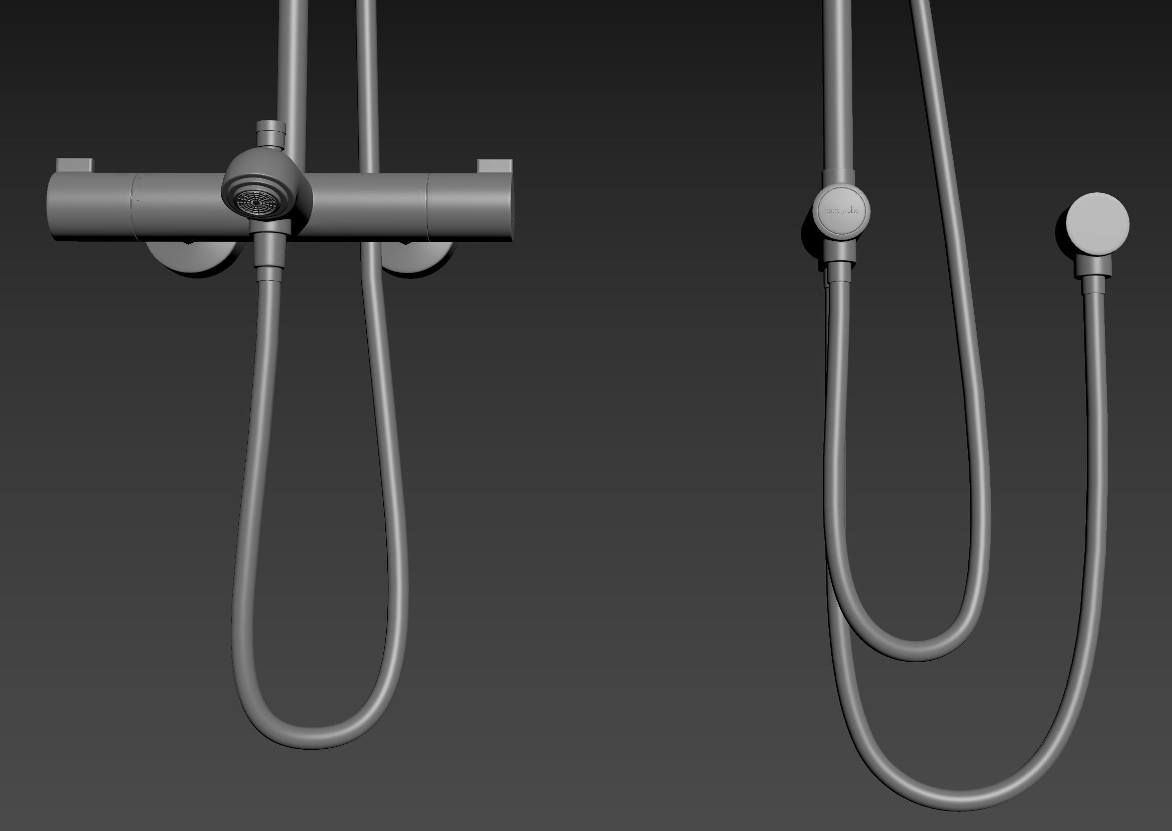 HANSGROHE Crometta S 240 Set2 3D model_7