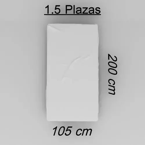 Sabana de cama - 1 5 Plaza - 105 x 200cm - Bed Sheet