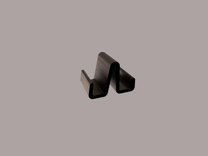 Smartphone stand 3D print model