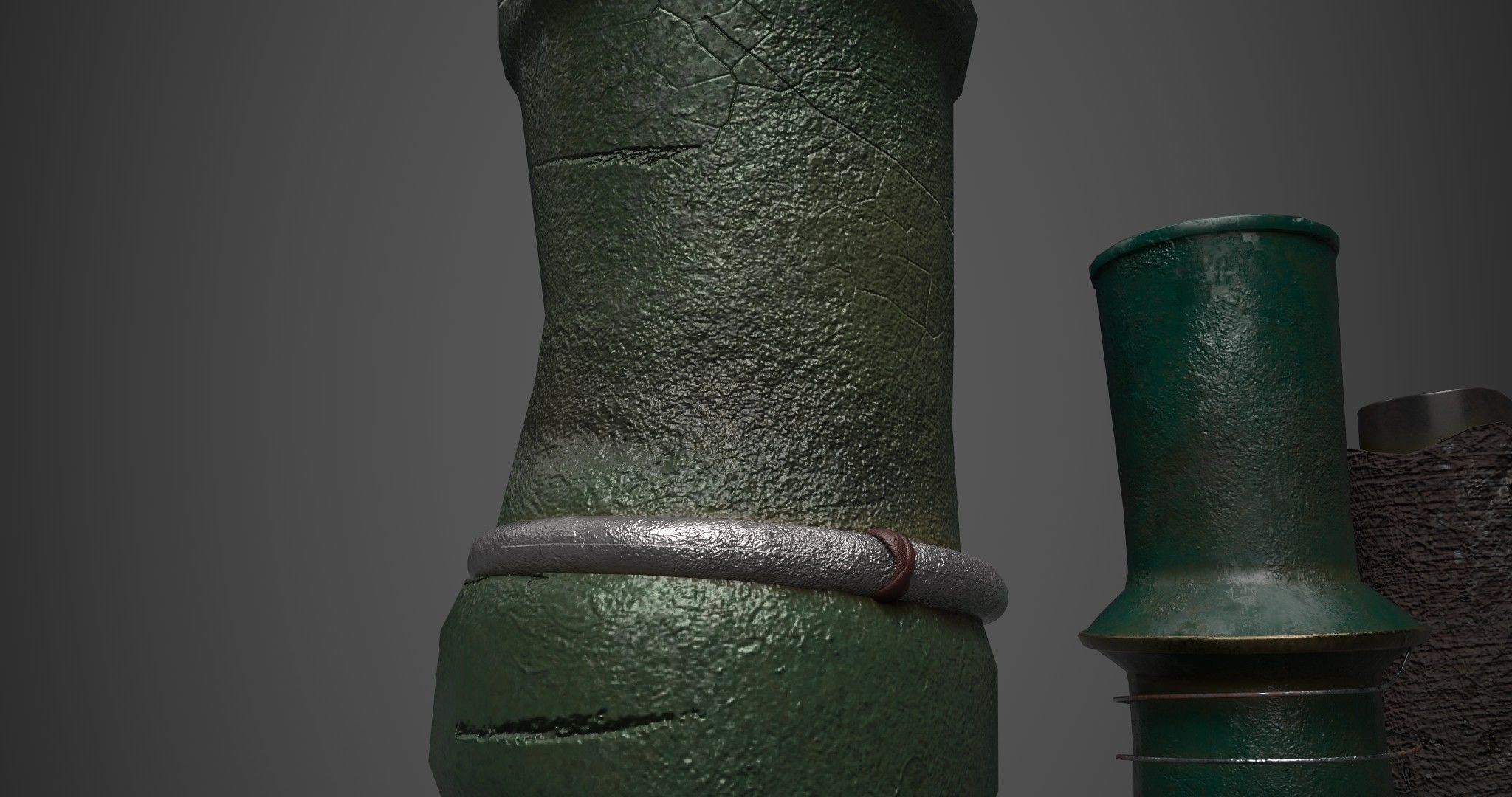 Medieval Drink Bottles 3D model_17