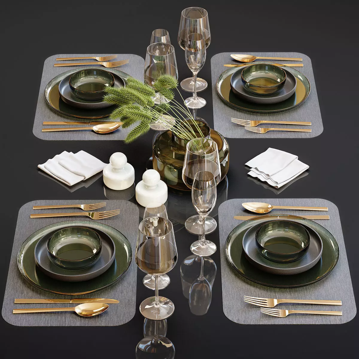 Table setting 23 3D model_0