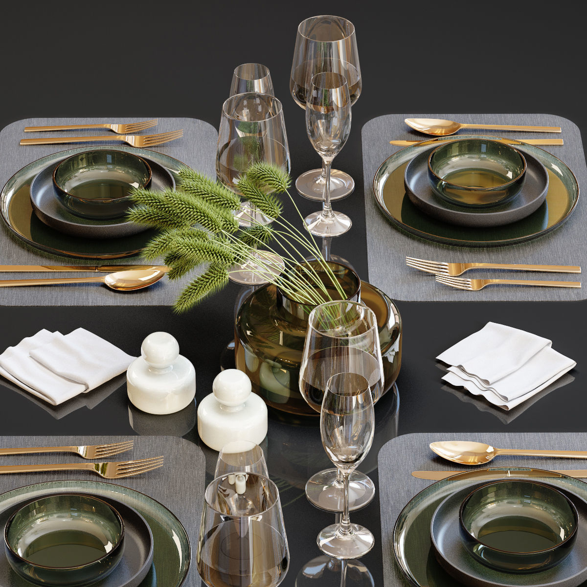 Table setting 23 3D model_2