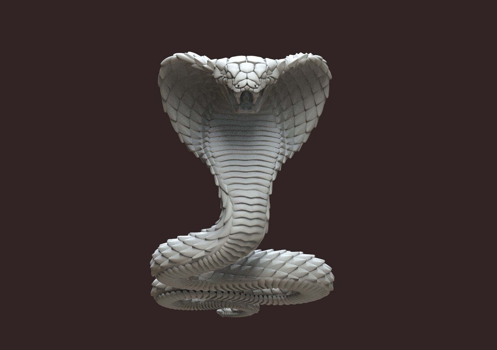 cobra snake 3D print model_9