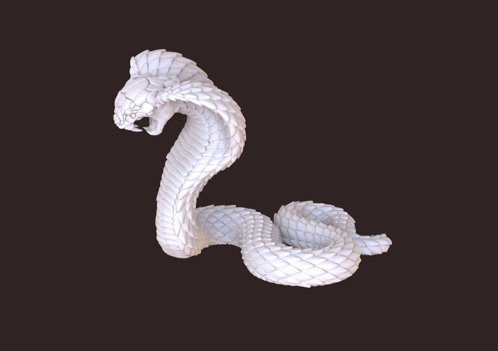 cobra snake 3D print model_11