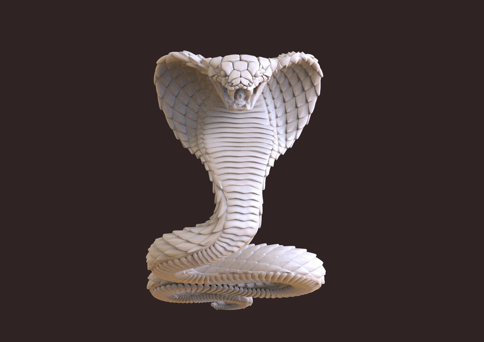 cobra snake 3D print model_10