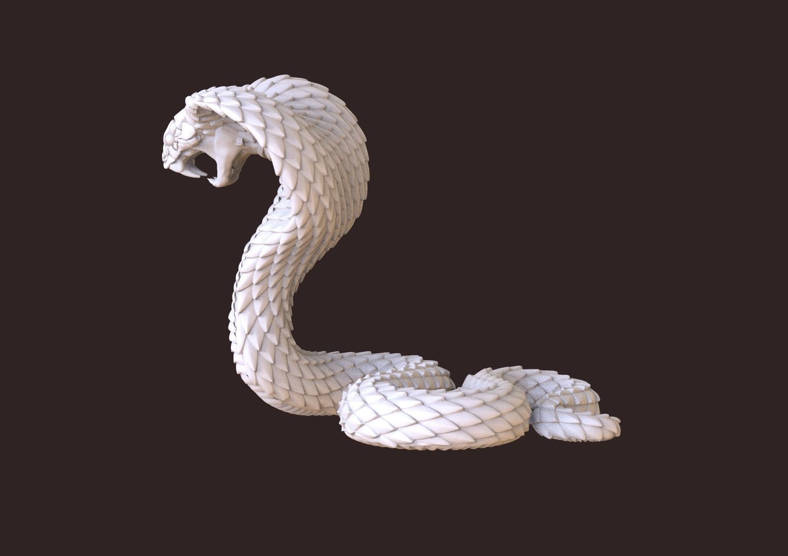cobra snake 3D print model_12