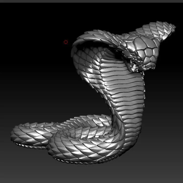 cobra snake 3D print model_0